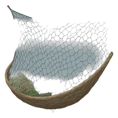 fishing net sticker