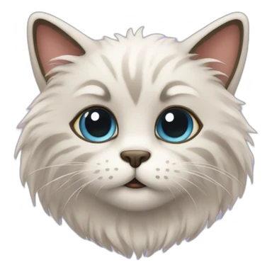 cute-hairy-cat sticker