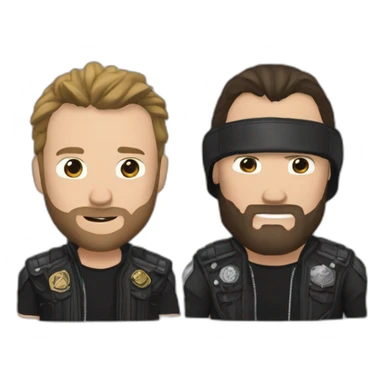 Dean Ambrose qui fait fait un tchek a romain reigns sticker