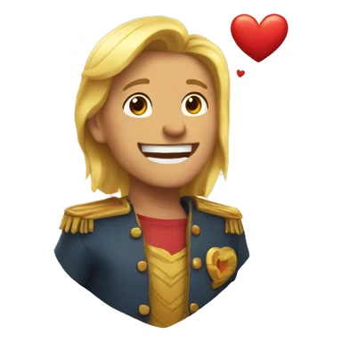 Corazón feliz sticker