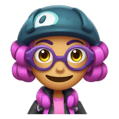 Splatoon 3 octoling sticker