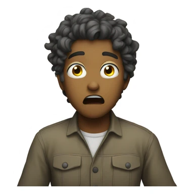 Anime shocked sticker