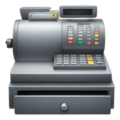 Cash register sticker