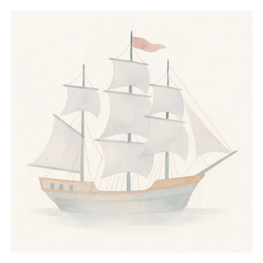 pirate ship sticker
