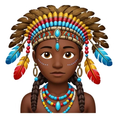 tribal person sticker
