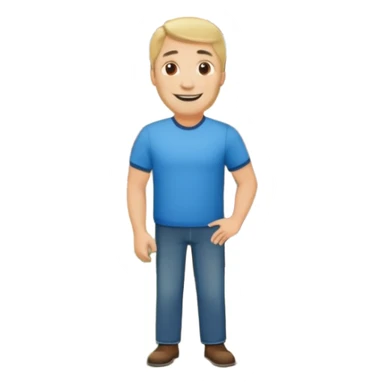 emoji de bienes y raices, un hombre y una casa en "venta for sale" sin sol sticker