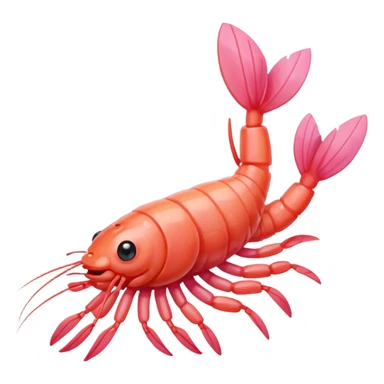 Happy shrimp sticker