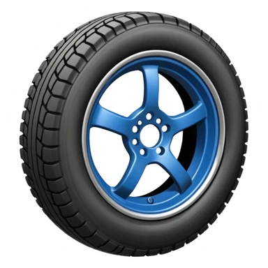  tire with puncture sticker