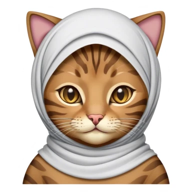 muslim cat sticker