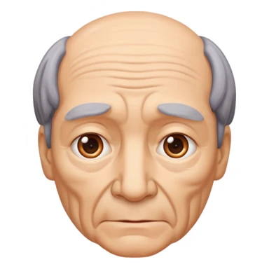 Parent only Face with middle age sticker