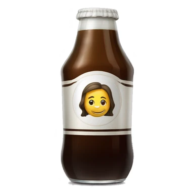 Un vaso de fernet que simula la votlka de coca cortada igual a lade Ferchetto  sticker