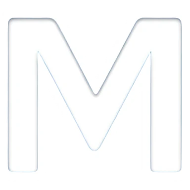 LETTER  " MA " IN SQUARE SHAPE BLUE BACKGROUND sticker