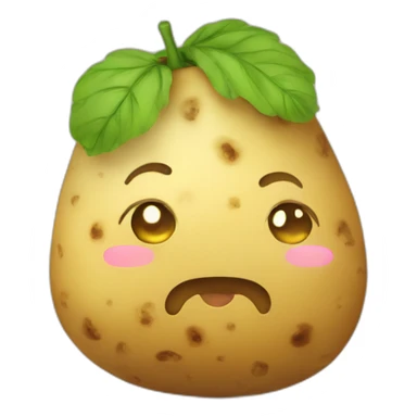 Kawaii potato sticker