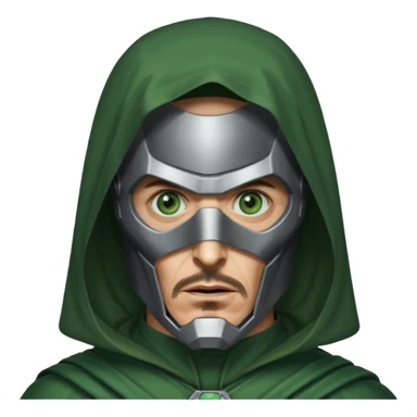 Rdj as Doctor Victor von Doom sticker