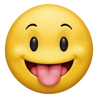 Upside down smiley face tongue sticking out sticker