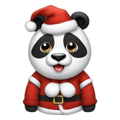 PANDA SANTA sticker