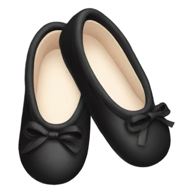 babies shoes ballerina black  sticker