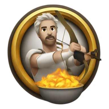 Hunger games sticker