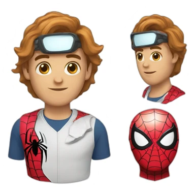 Spiderman web dev sticker