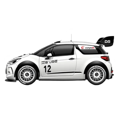 Citroën DS3 WRC best view  sticker