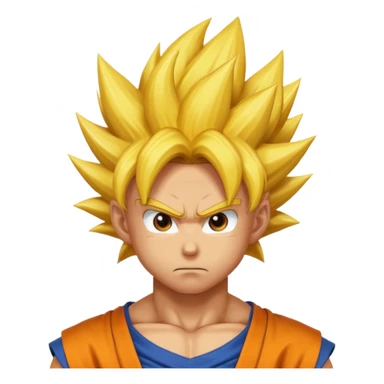 Goku super Sayayín sticker