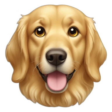 Golden retriver avec un œil  sticker
