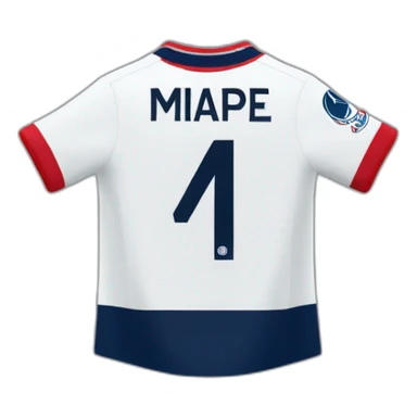 Kylian mbappe PSG jersey sticker
