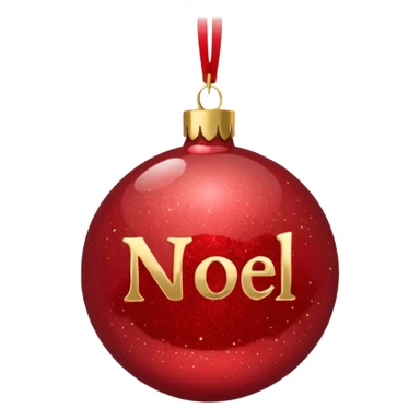 christmas ornament O' Well Noel sticker