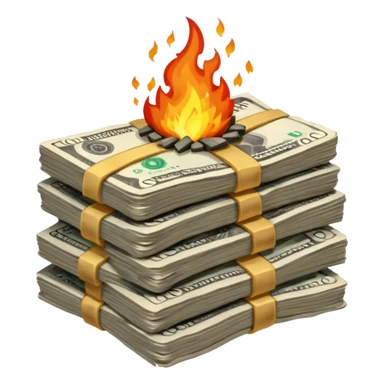 stack of russian cash exploding
 sticker