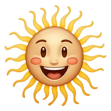 laughing face with sound waves radiating around it sticker