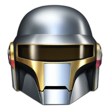 Daft Punk helmet sticker