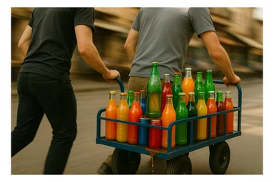 endi shu aravani bir balonchasi singan aka uka esa u ni yonida turganini yuzini ko'rsatmasdan tasvirla sticker