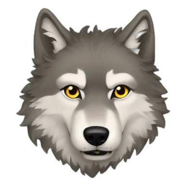 starks wolf game of thrones sticker
