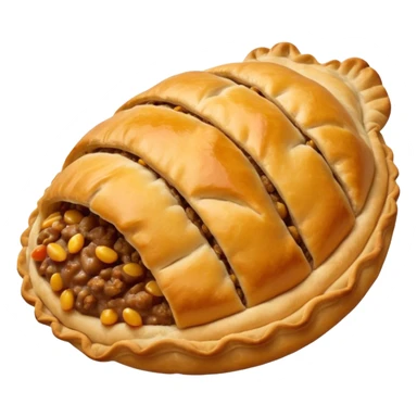 Cornish pasty sticker