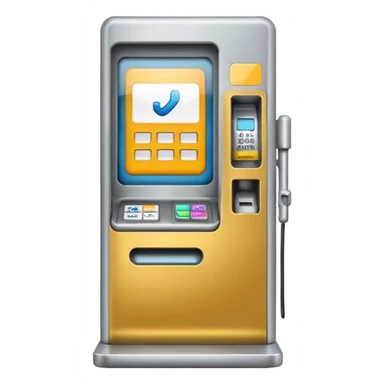 vending ticket machine sticker