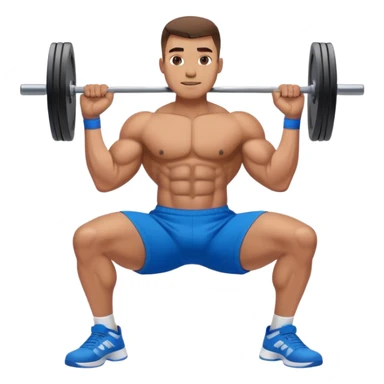 glute-bridges-exercise guy with blue shorts  sticker