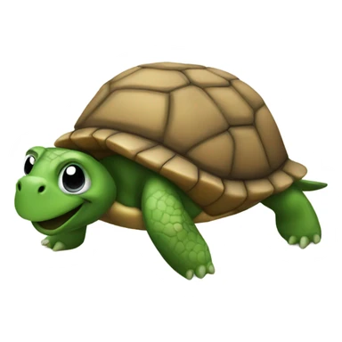 Turtle taking a poop sticker