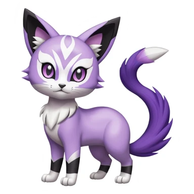 Meloetta-Purrloin-Gatomon-Pokémon-Fakémon-fusion-hybrid-creature sticker