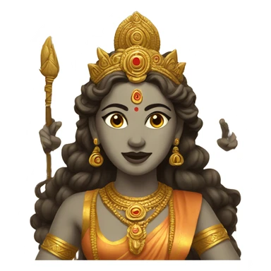 Durga goddess sticker