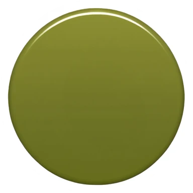 aesthetic olive green emoji, simple, elegant, peaceful mood sticker