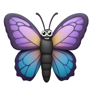 butterflie emoji with clenched fist  sticker
