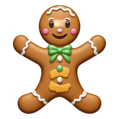 Gingerbread stylized sticker