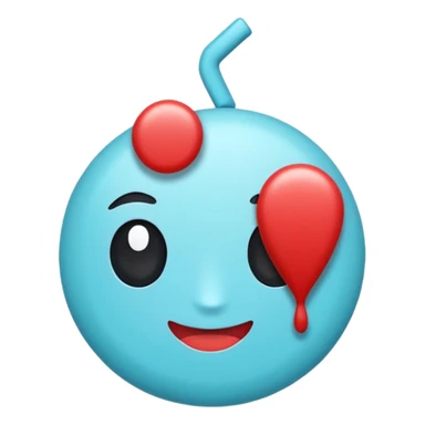 Tiktok beyaz tik etrafı mavi sticker