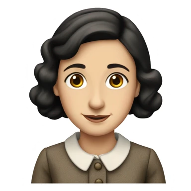 Anne frank sticker