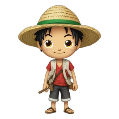Luffy Palestine sticker