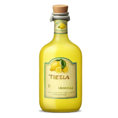 a single bottle of limoncello sticker