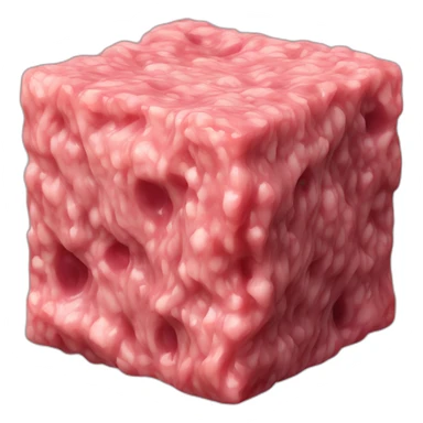 Raw mince cube sticker