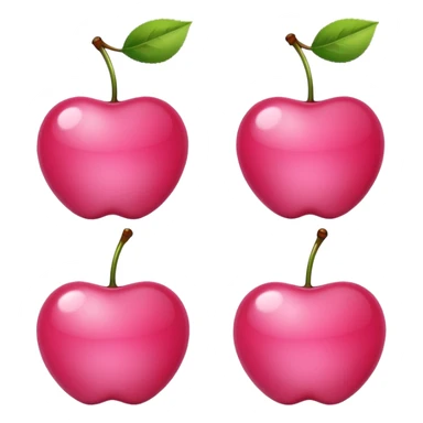 Pink cherries sticker