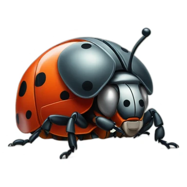 méchante coccinelle  sticker