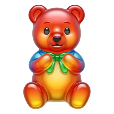 Gummy bear (multicolor) sticker